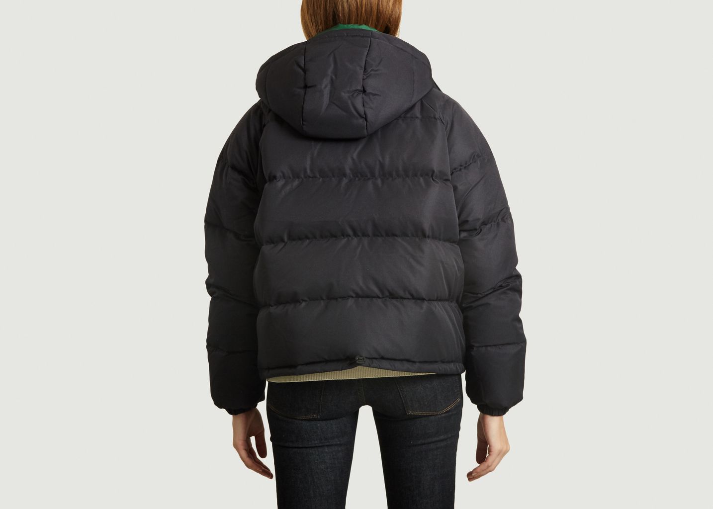 Doudoune Courte R?�versible Bleu Marine Lacoste Live | L�??Exception