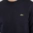 matière Crew Neck Fleece Sweatshirt Navy - Lacoste