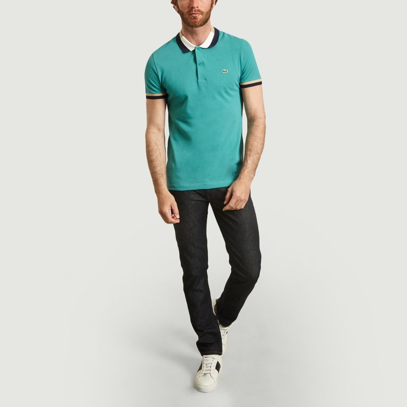 Polo slim fit à bords contrastés - Lacoste