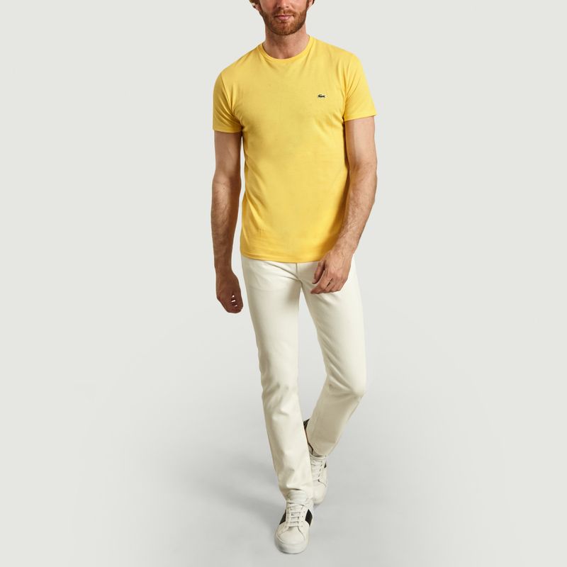 T-shirt logotypé en coton pima - Lacoste