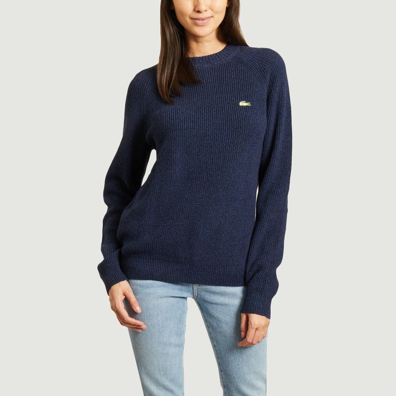 Knitted sweater Black Lacoste Live | L’Exception