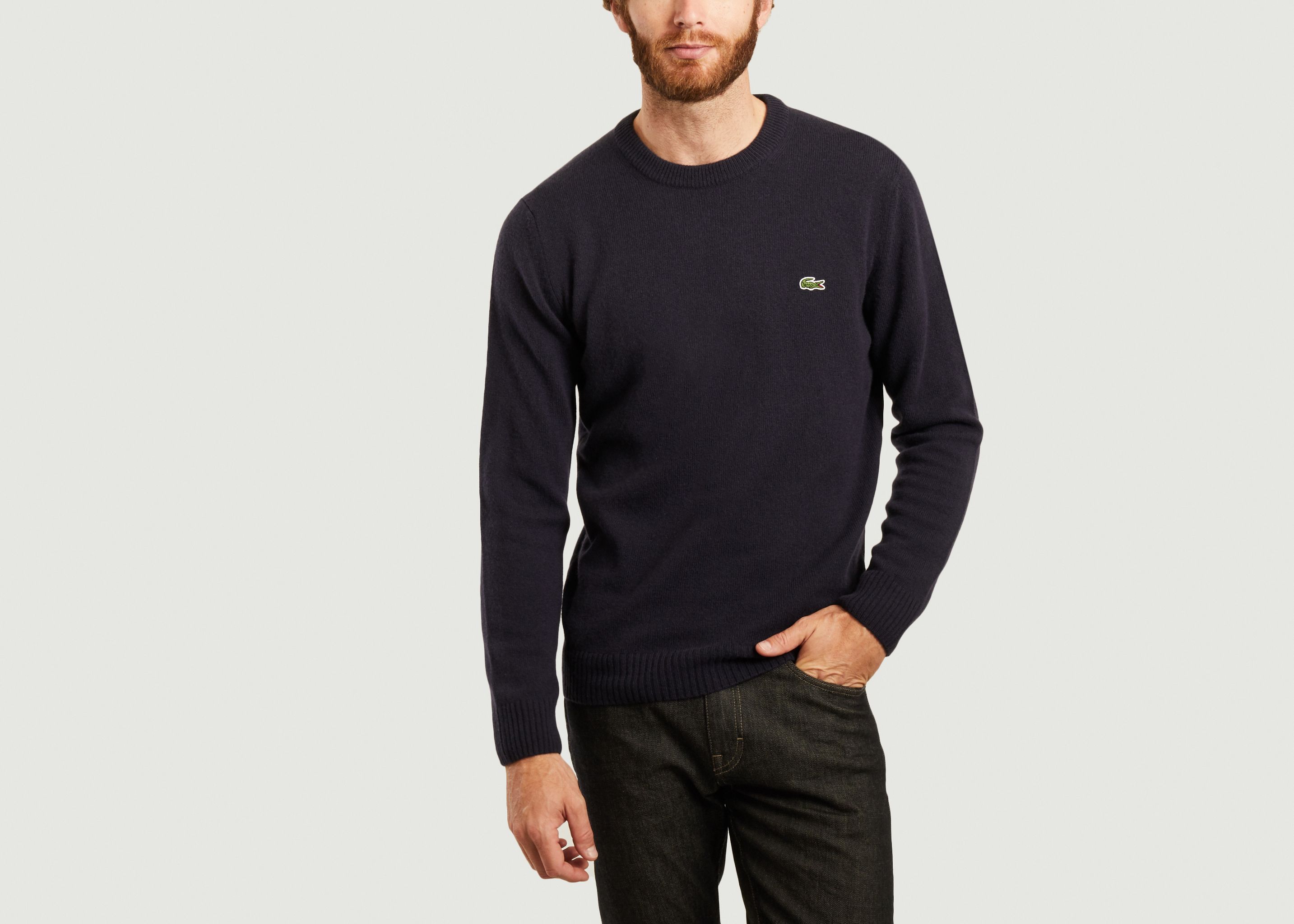 Wool logo sweater - Lacoste