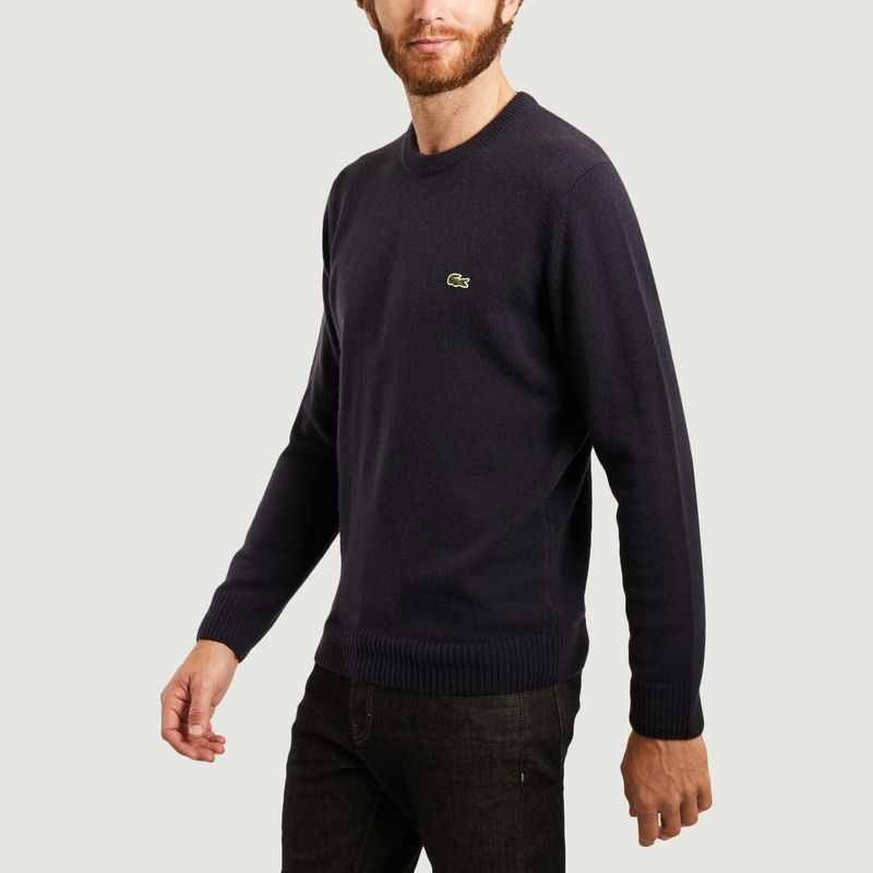 Wool logo sweater - Lacoste