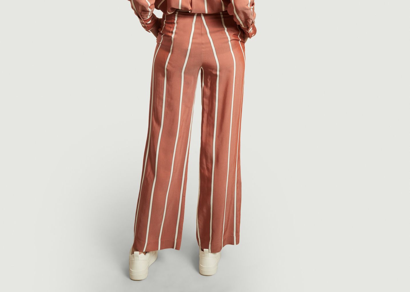 Pantalon rayé évasé Papier Matelas - La Petite Française