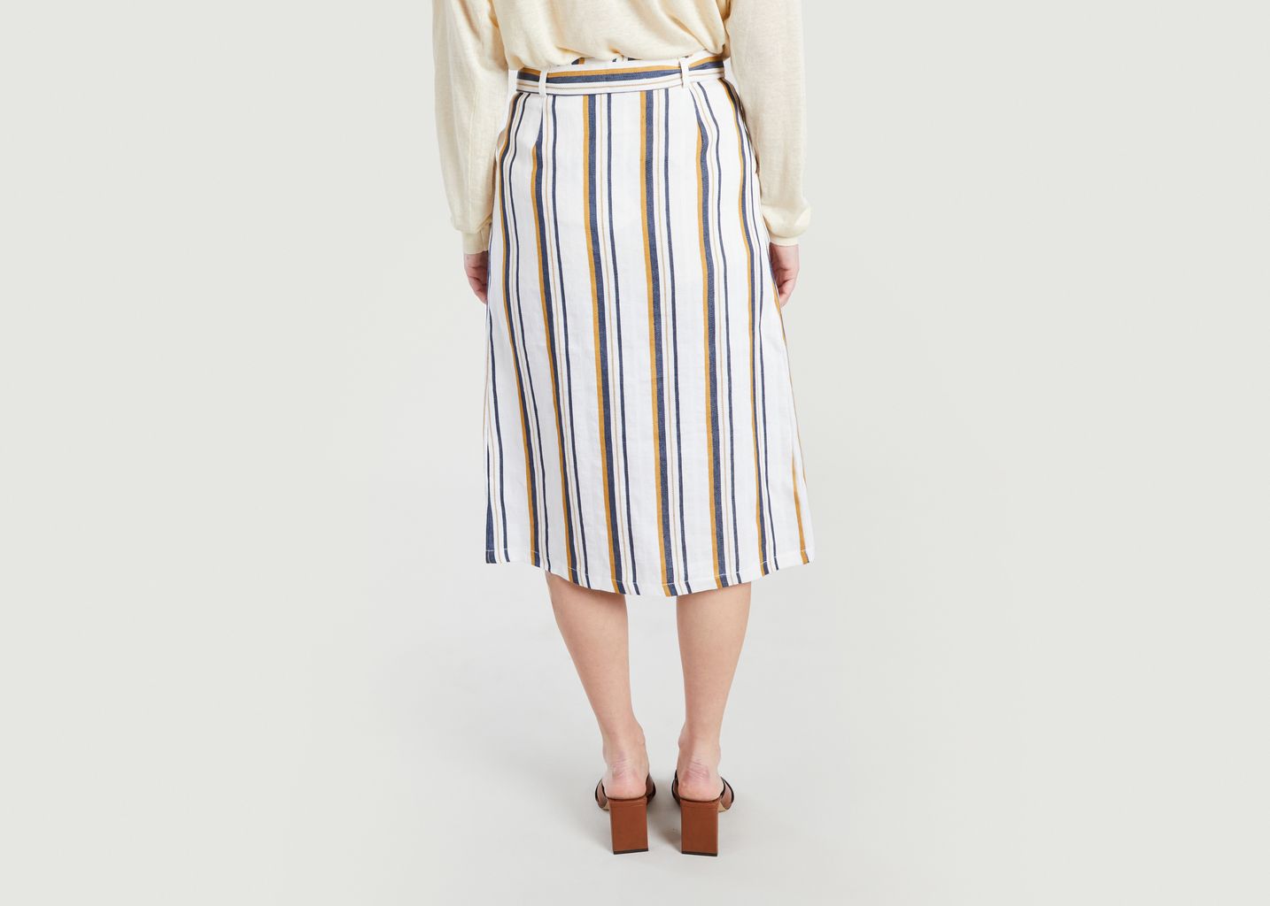 Joséphine Striped Skirt - La Petite Française