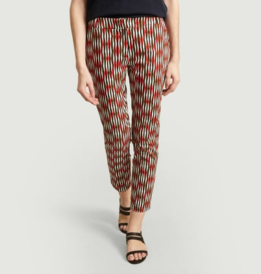 Panaschierte Printed Pants