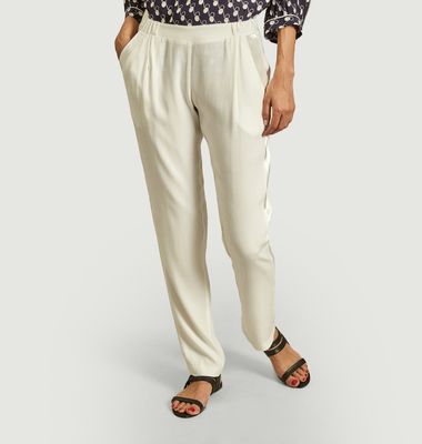 Pantalon Philippe à liserés satinés