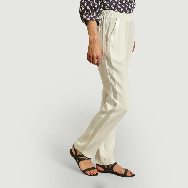 Pantalon Philippe à liserés satinés - La Petite Française