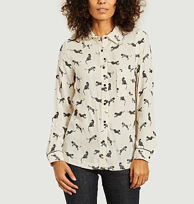 Chemise imprimé félins Cyril