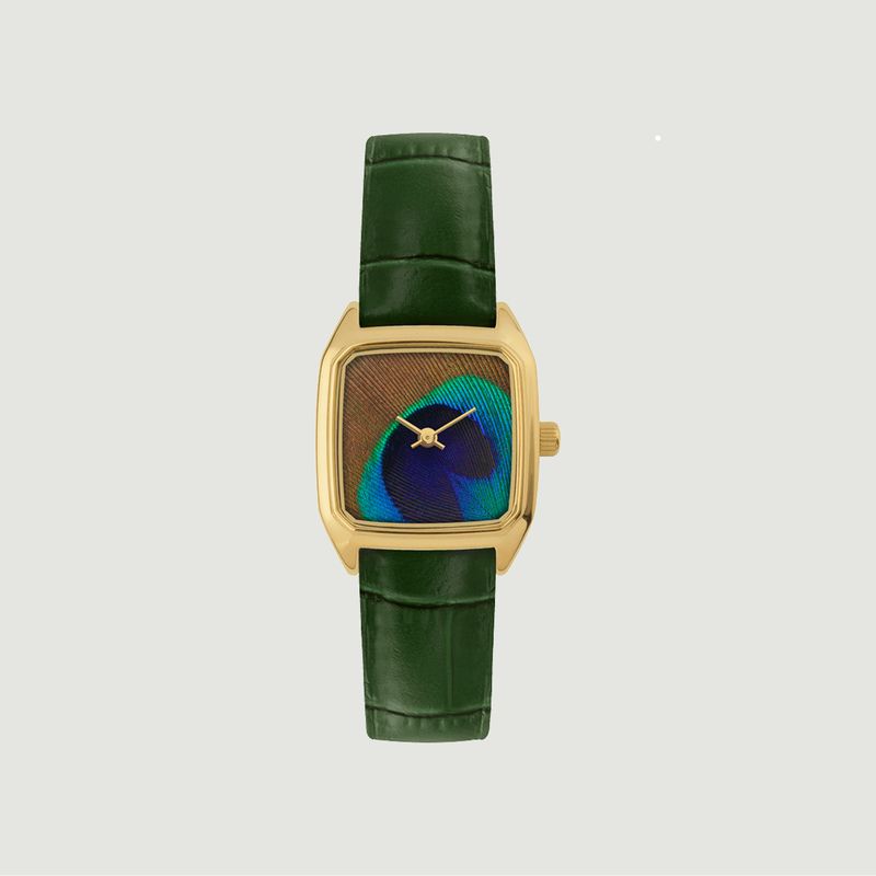 Prima Peacock Leather Watch - LAPS