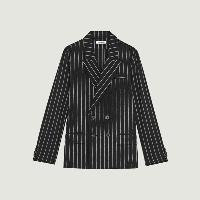 Double breasted jacket Black - Laquintane