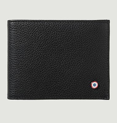 Italian grained leather wallet Arthur