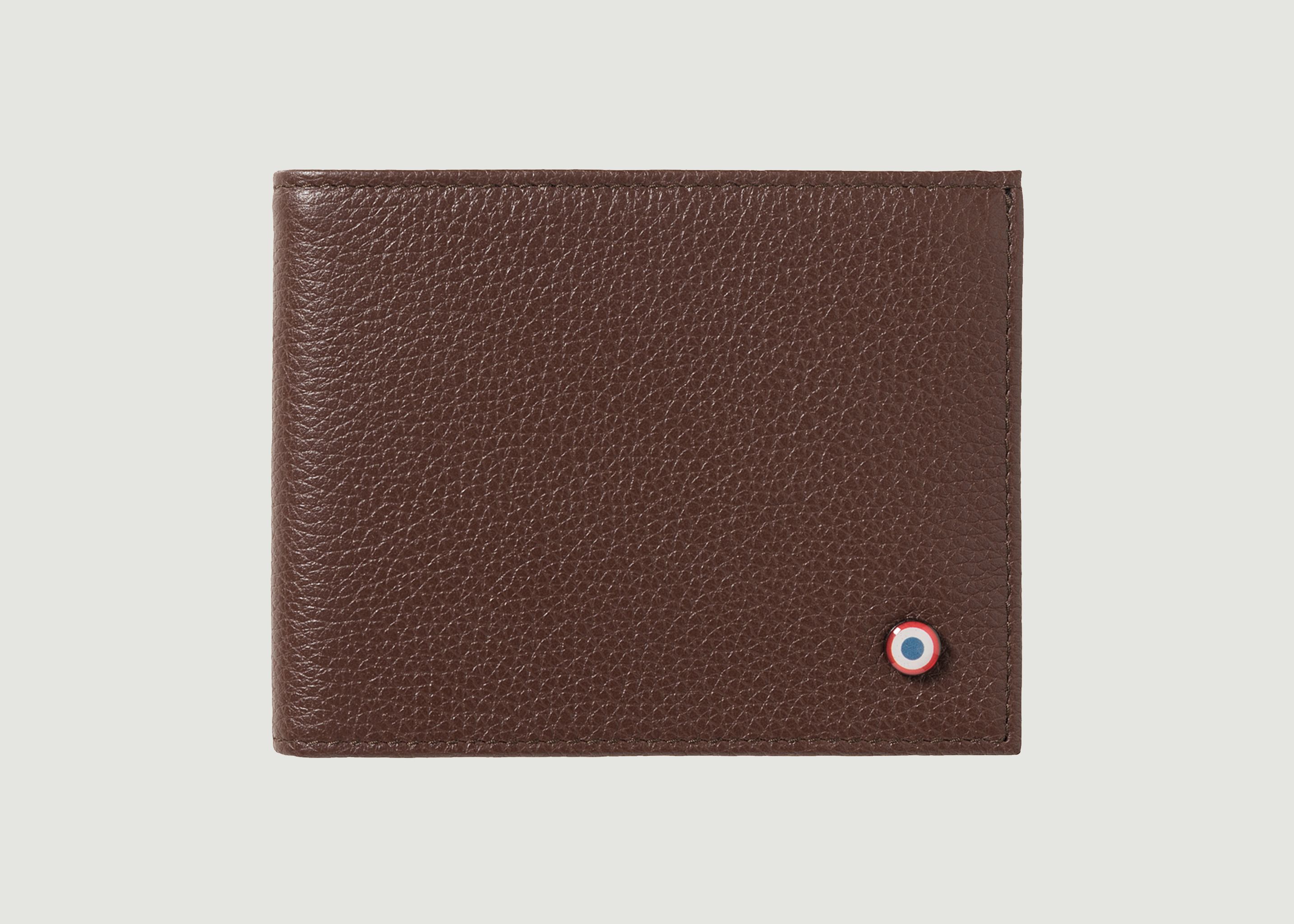 Italian grained leather wallet Arthur - Larmorie
