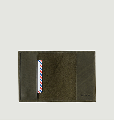Louis vintage leather passport holder