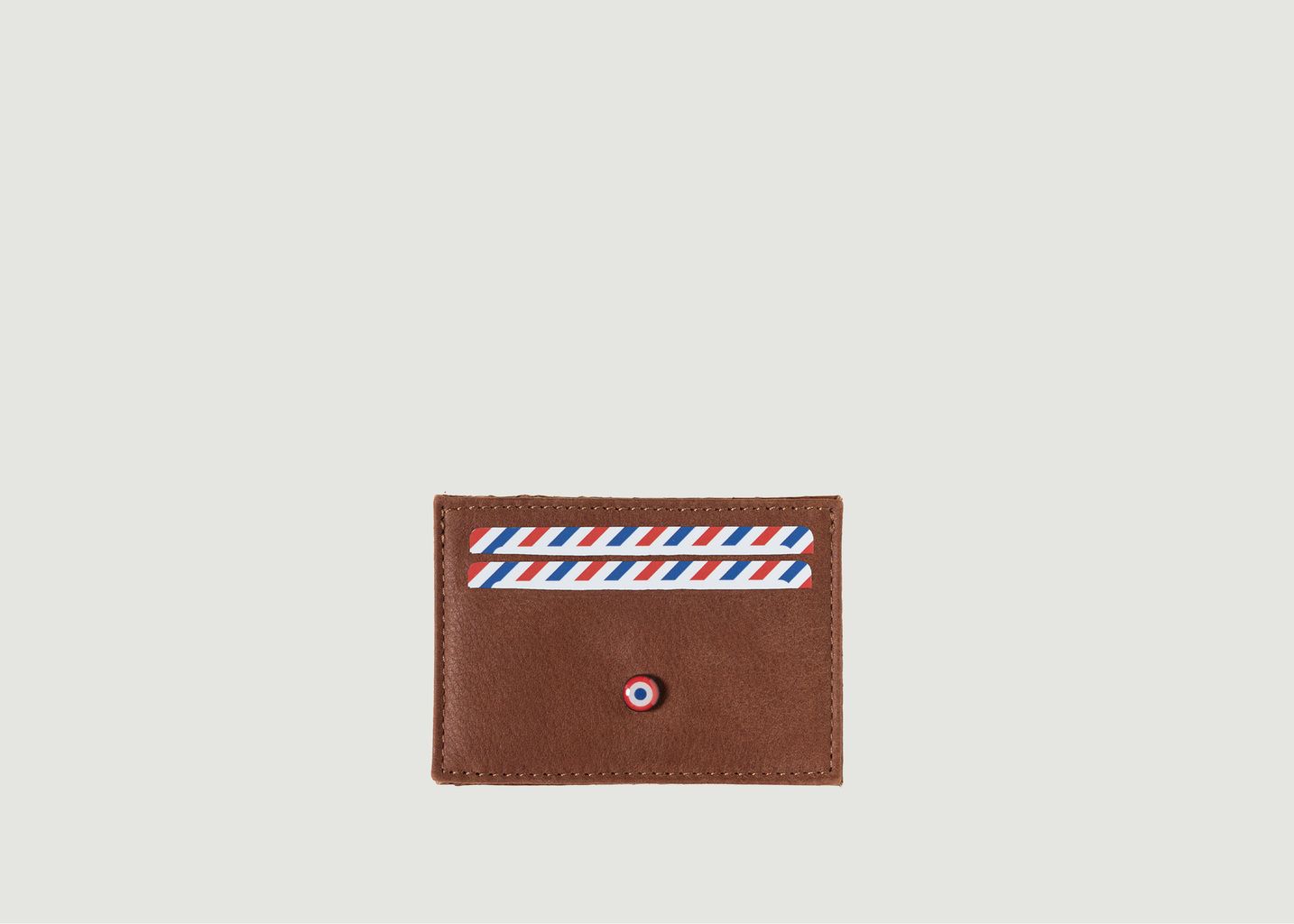 Georges fish leather and nubuck cardholder  - Larmorie