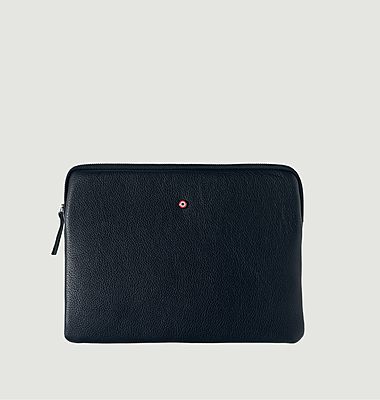 Guillaume Ipad pouch grained leather