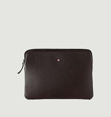 Pochette d'Ipad Guillaume cuir grainé