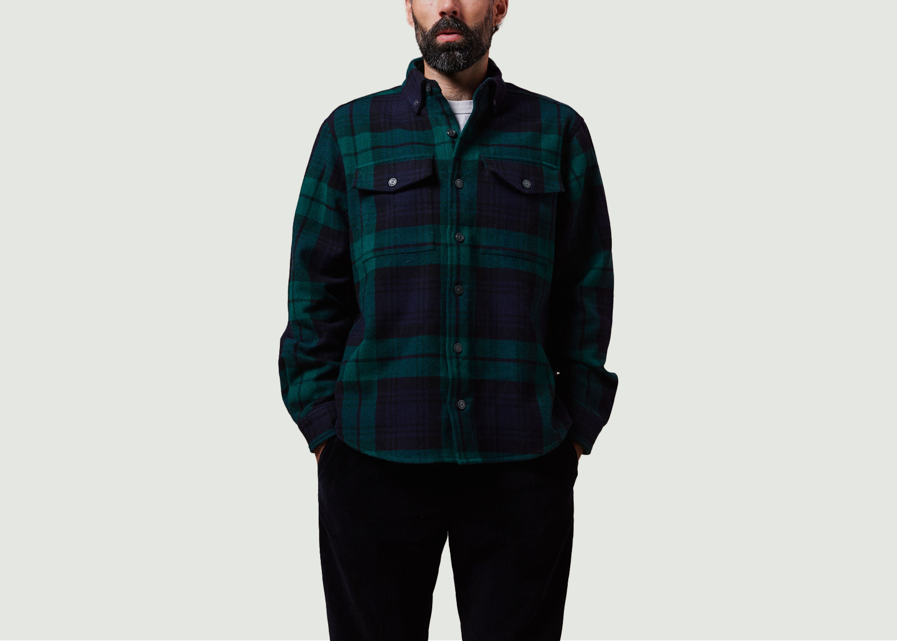 Casual Wool Overshirt - Later