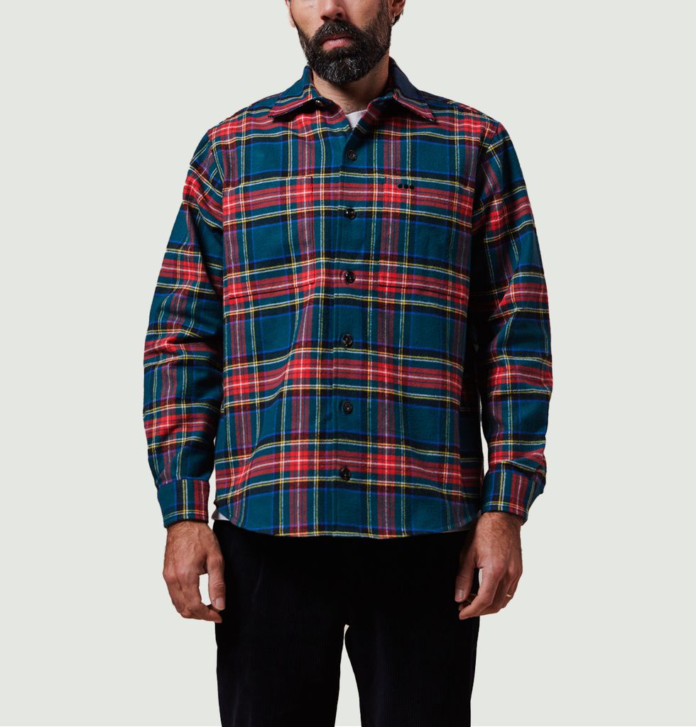 定価8.8万円 S H WOOL FLANNEL FATIGUE SHIRT 定価8.8 S H WOOL FLANNEL FATIGUE SHIRT