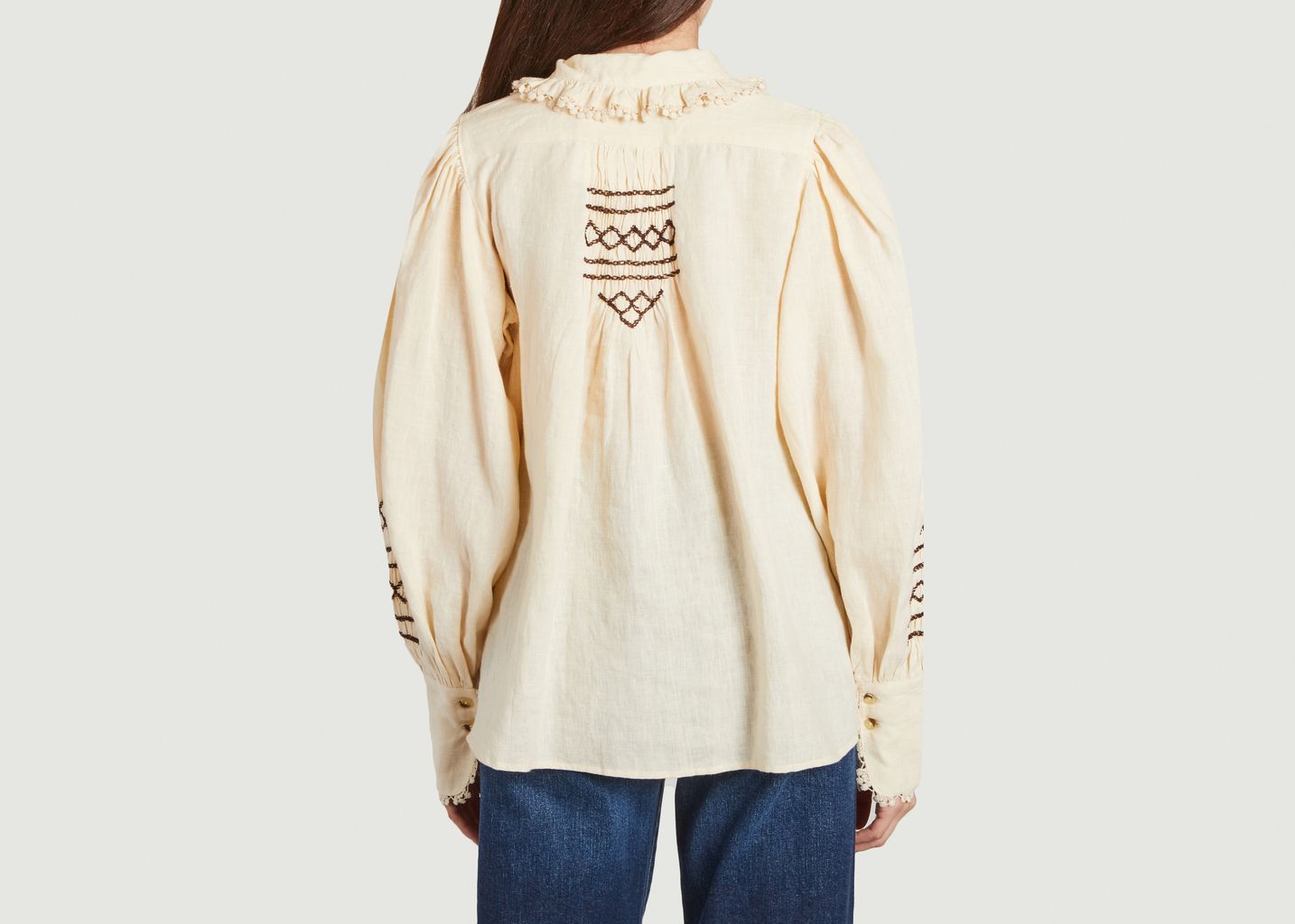 Blouse en lin New Champa - Laurence Bras