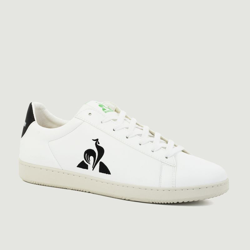 le coq sportif white leather sneakers