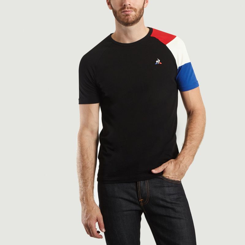 Dreifarbiges T-Shirt - Le Coq Sportif