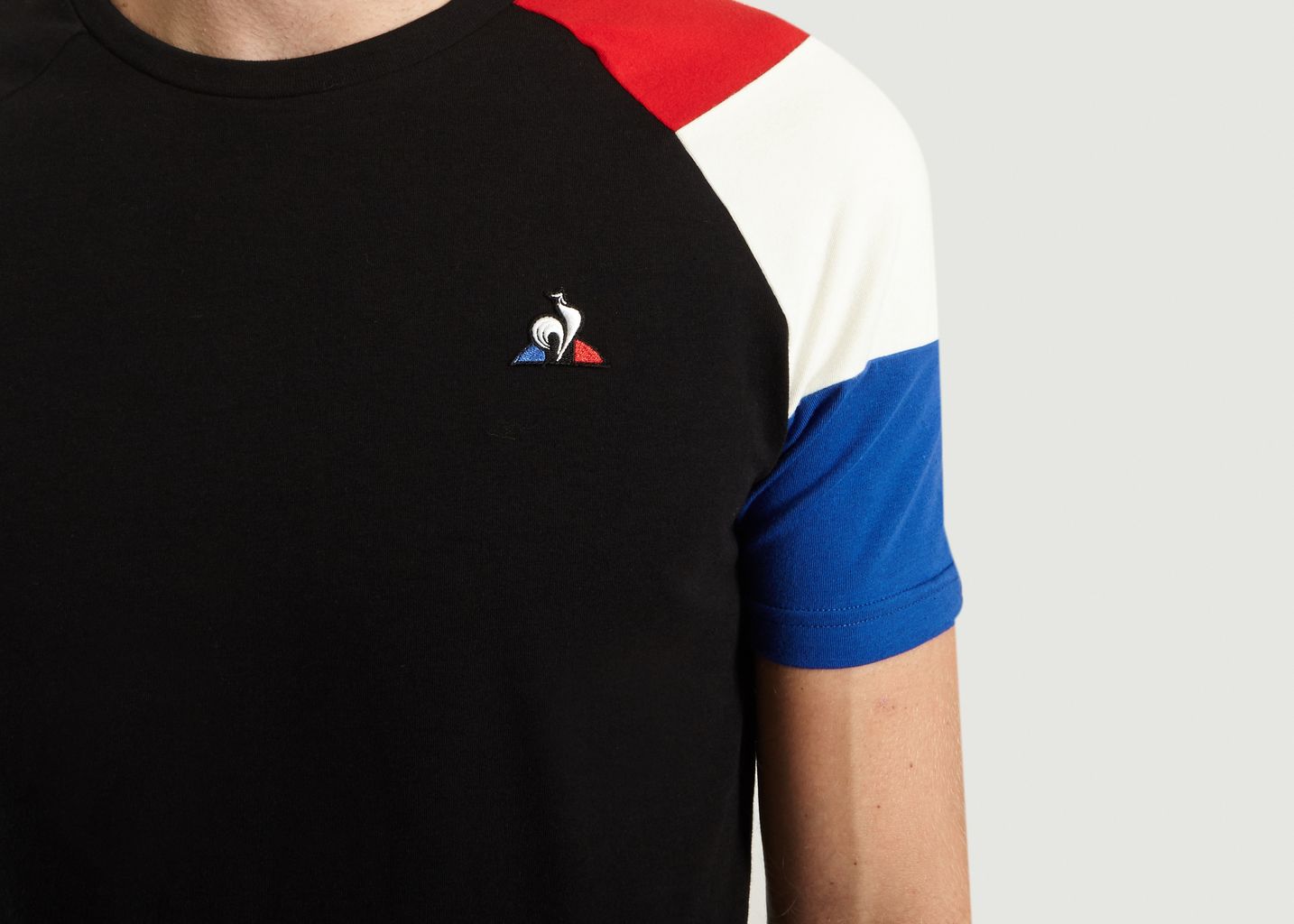 Dreifarbiges T-Shirt - Le Coq Sportif