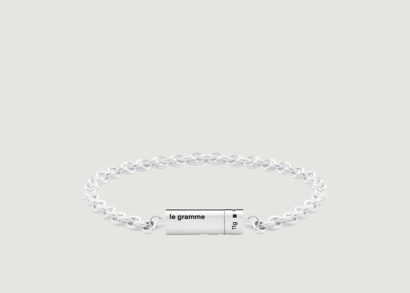 Bracelet câble sur chaine 11g - Le Gramme