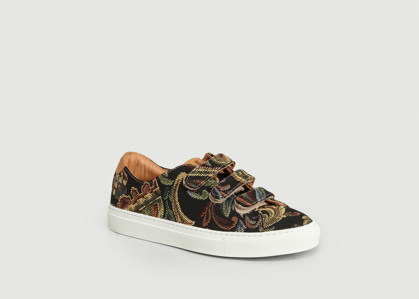 Tapestry Touch Strap Sneakers - Le Lissier