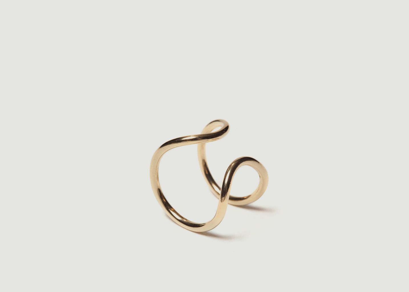 I-I gold plated ring - Le Mat