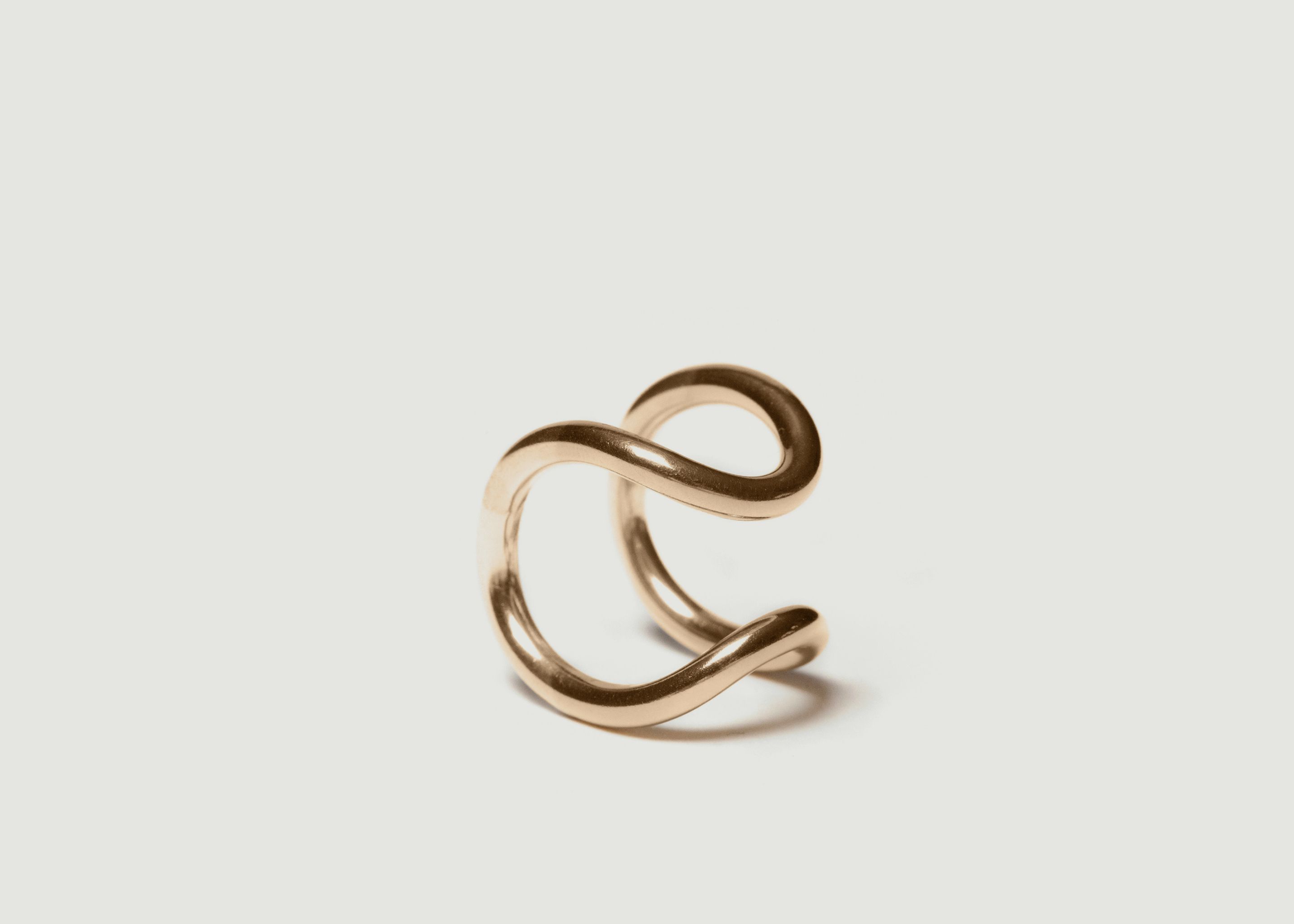 I-III gold-plated brass ring - Le Mat