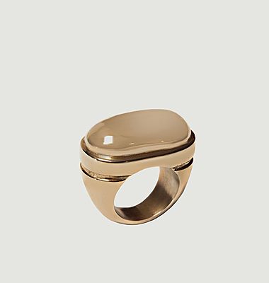 V-II gold-plated ring