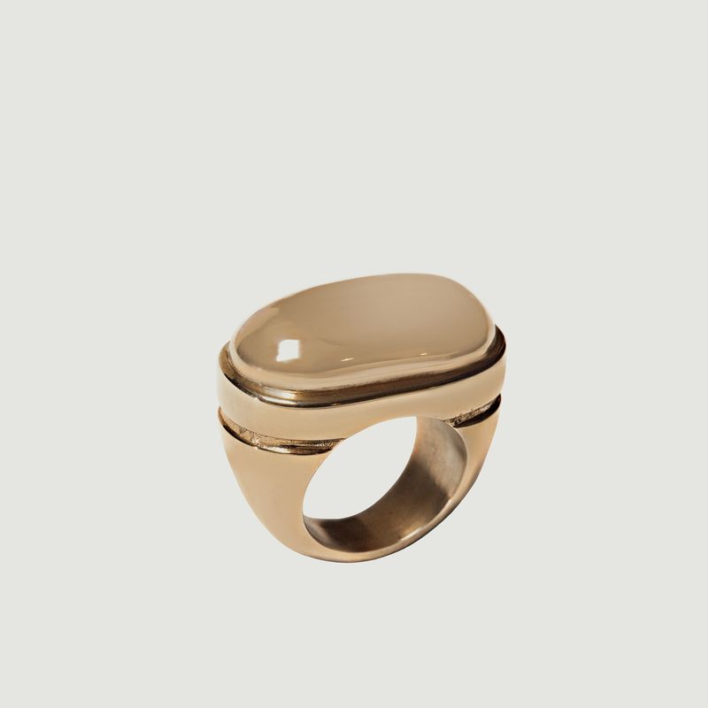 V-II vergoldeter Ring - Le Mat