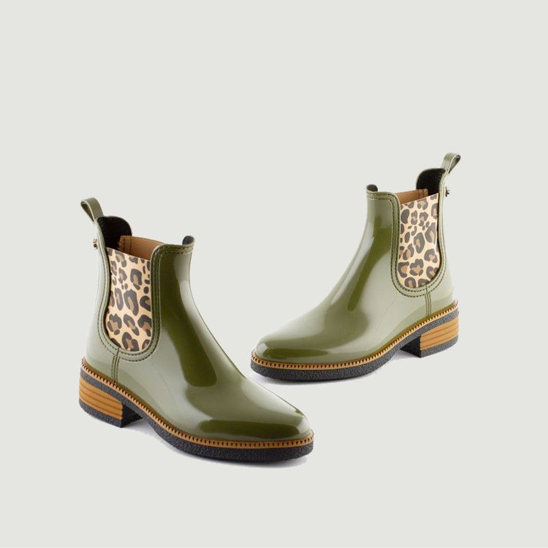 Chelsea boots motif léopard Marthe - Lemon Jelly