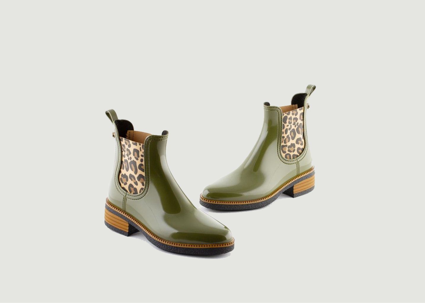 Chelsea boots motif léopard Marthe - Lemon Jelly