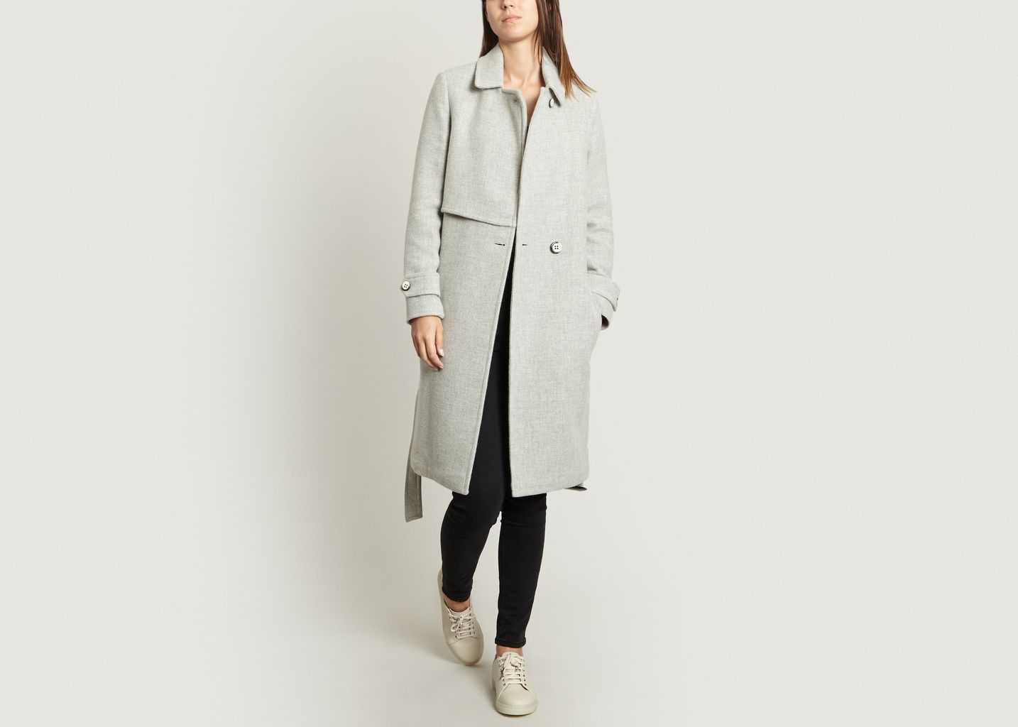 Madeline Coat Grey Lener | L’Exception