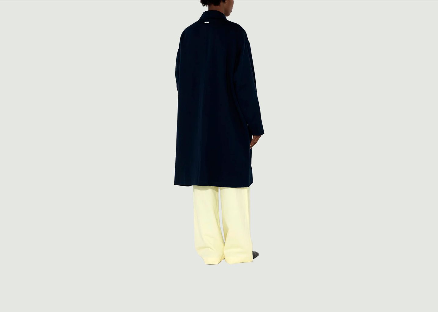 Oversized abstract coat - Maison Lener