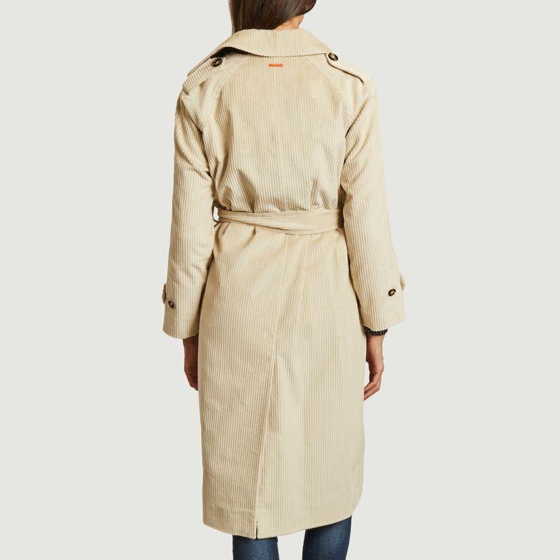 Corduroy trench coat - Maison Lener