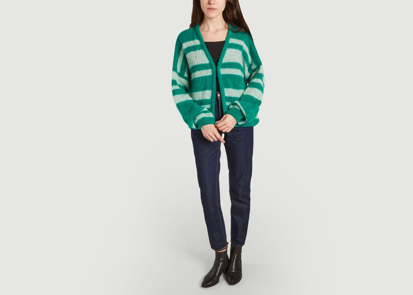 Cardigan rayé Nigna - Leon & Harper