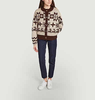 Cardigan jacquard Nurva