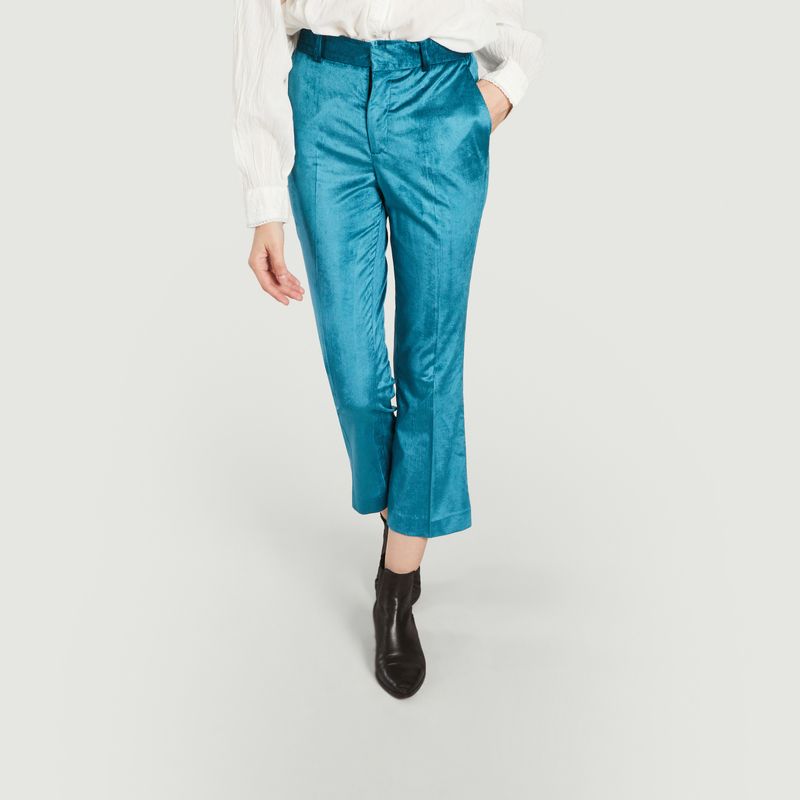 Papou velvet 7/8 length pants - Leon & Harper