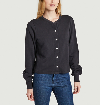 Sweatshirt boutonné Sensas Plainy