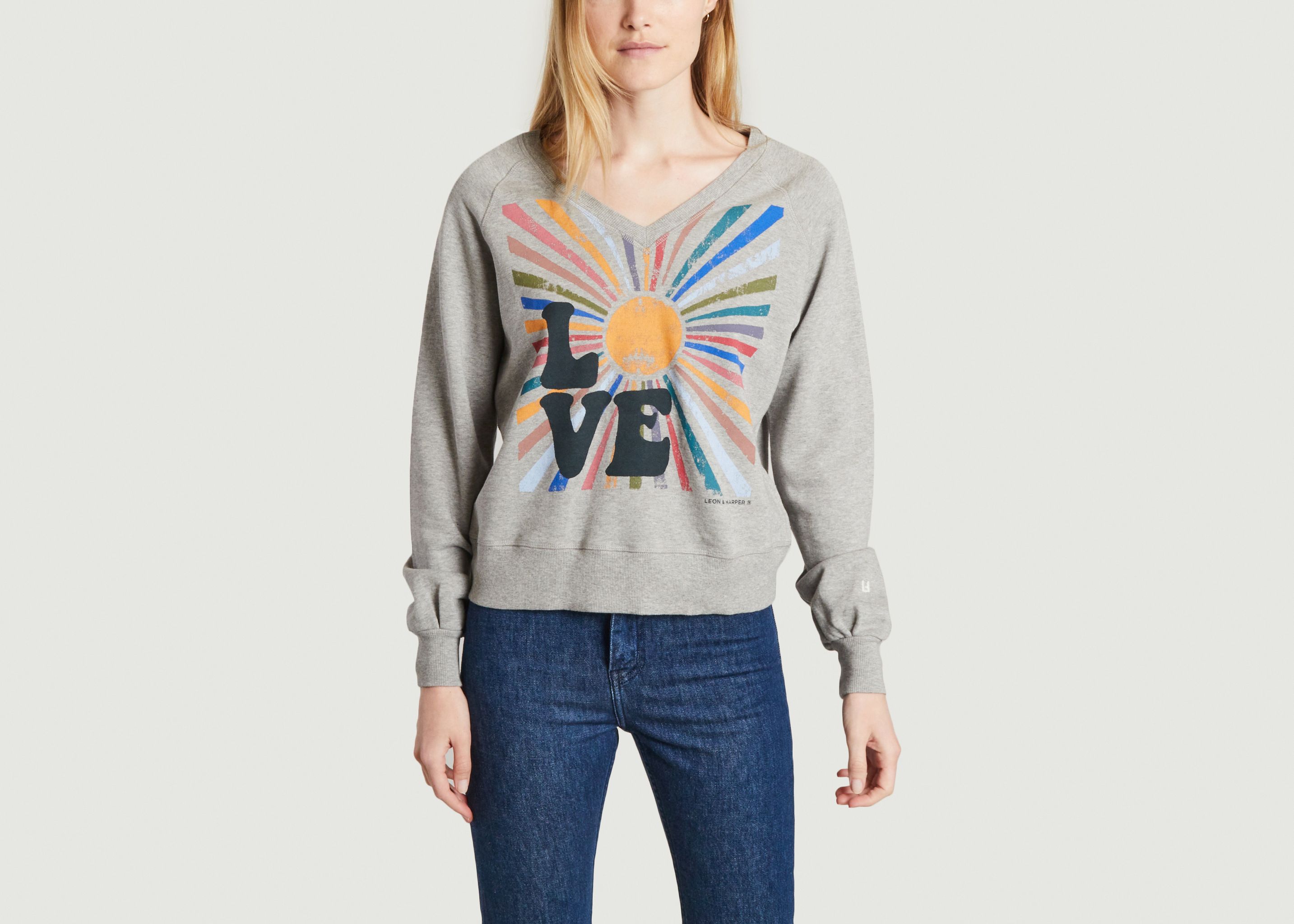 Sweatshirt printed Shiva Lova - Leon & Harper