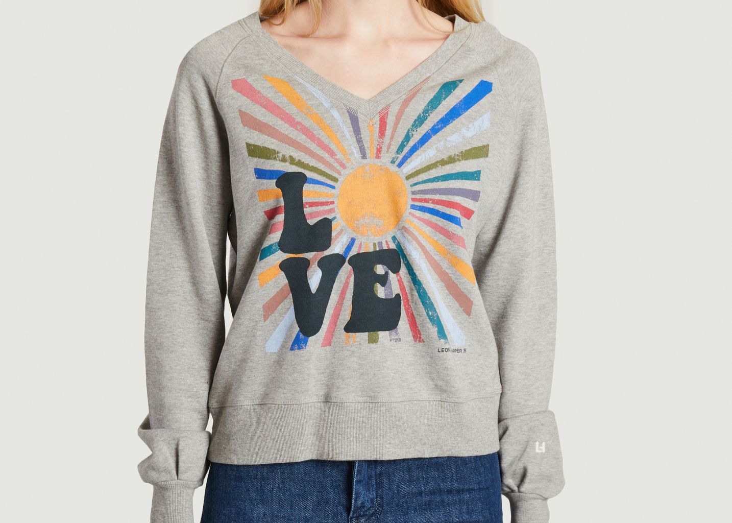 Sweatshirt mit Aufdruck Shiva Lova - Leon & Harper