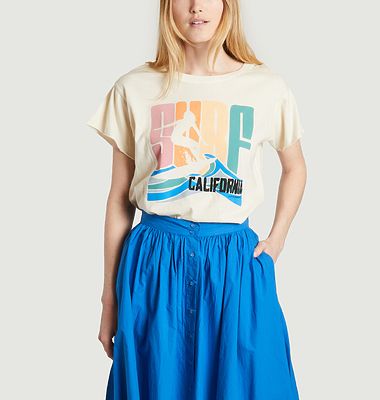 Tulum Surf gedrucktes T-Shirt
