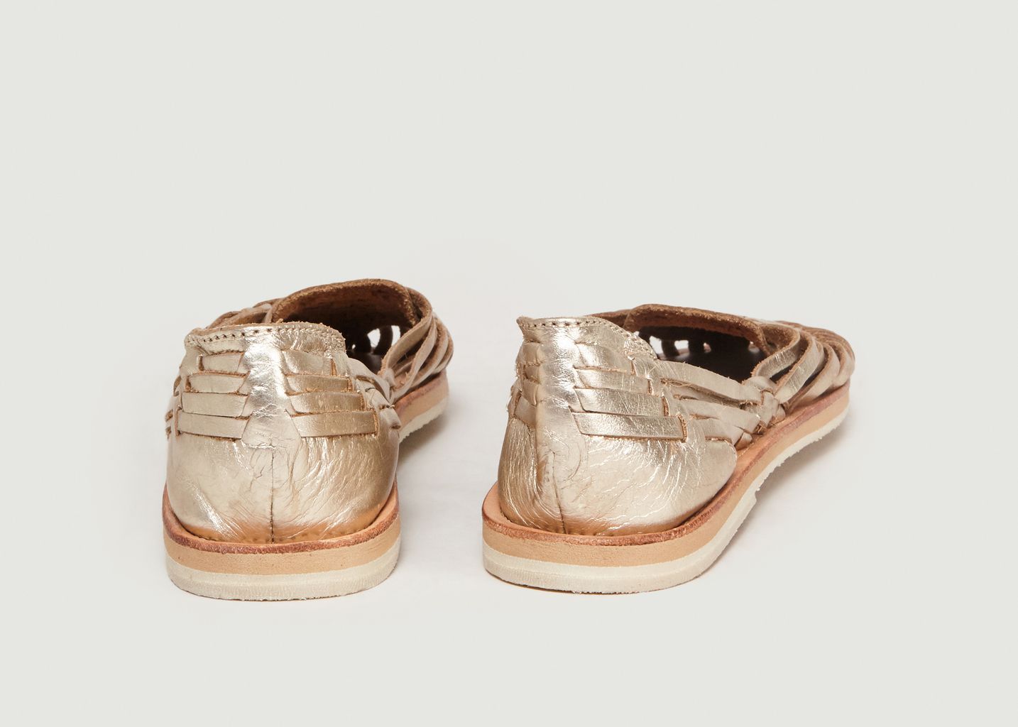 Sandales Plates En Cuir Pachuca - Leon & Harper