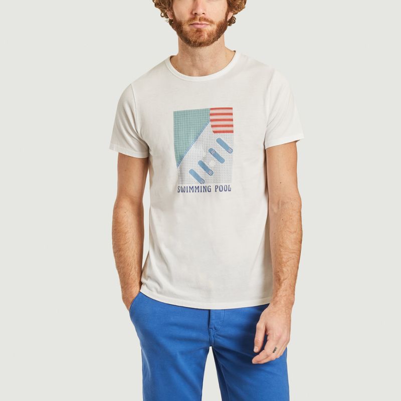 Tshirt Yann Swimming Blanc Les Garçons Faciles L’Exception