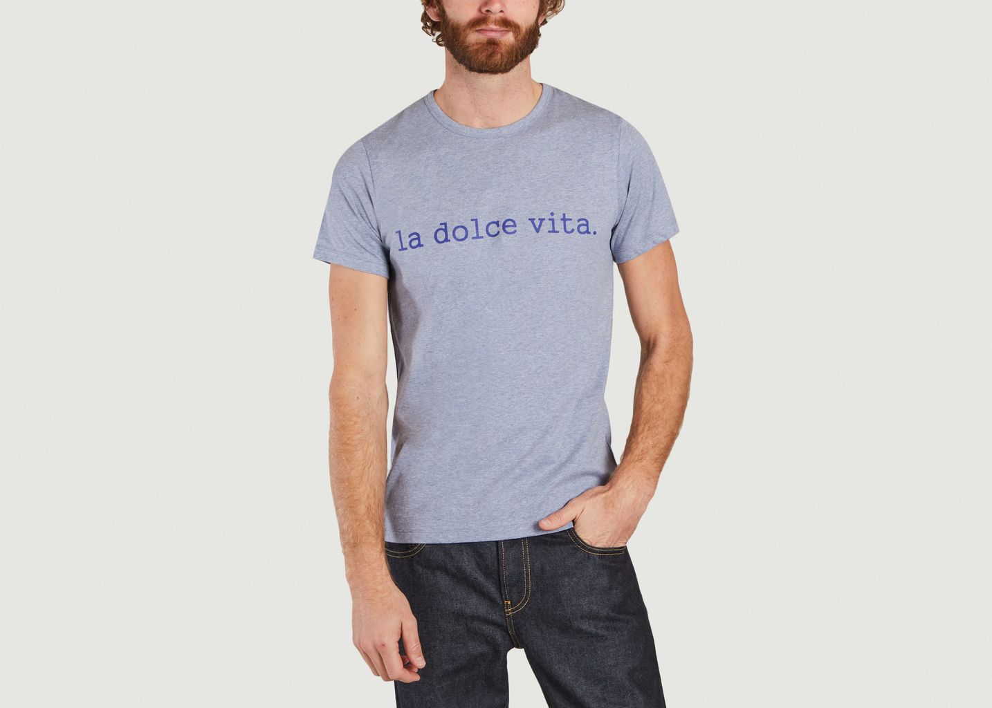 Bedrucktes T-Shirt Yann Moody Dolce Vita - Les Garçons Faciles
