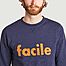 matière Sweatshirt aus recycelter Baumwolle Facile Francesco - Les Garçons Faciles