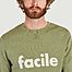 matière Sweatshirt en coton recyclé Facile Francesco - Les Garçons Faciles